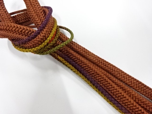  正絹　手組帯締め